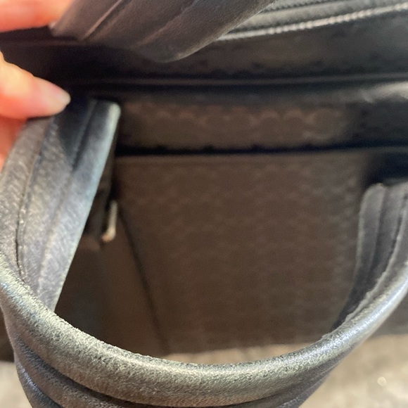 Coach Heritage Signature Embossed Commuter Bag F70766, Laptop-Compatible, Black - Picture 6 of 11